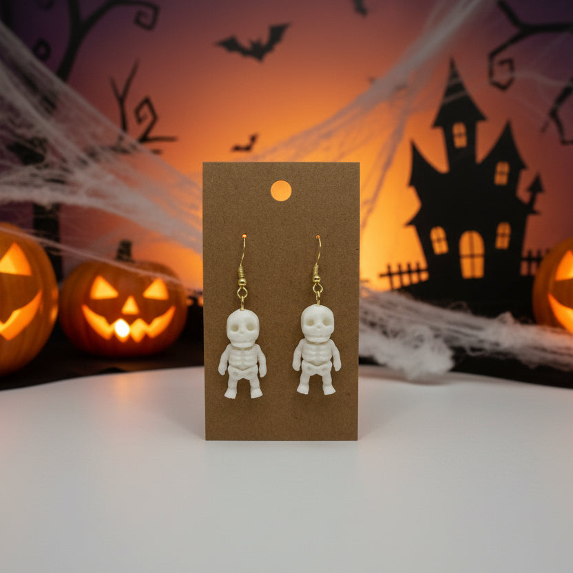 Skeleton Earrings