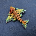 Tiny Crystal Dragon Tie Tack / Broach