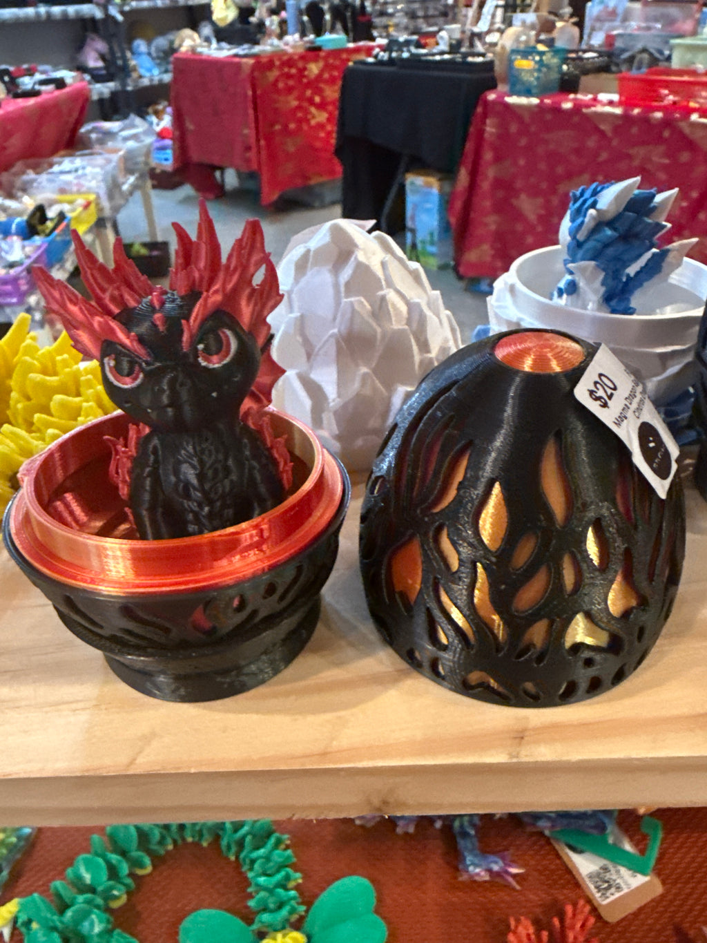Magma Dragon Egg, Stand &  Cindros Dragon