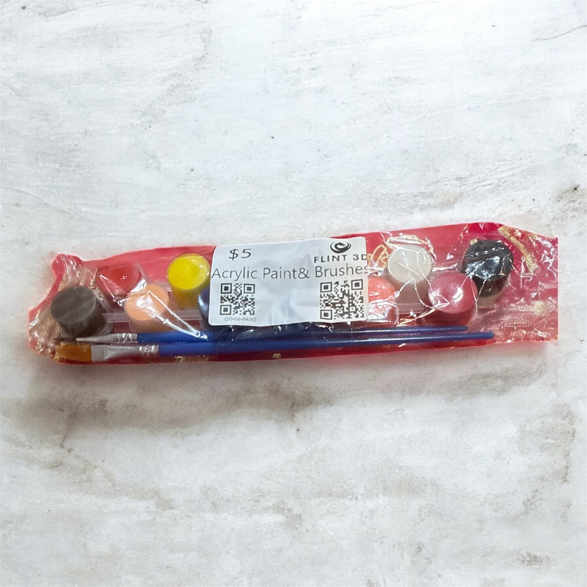 Acrylic Paint & Brushes